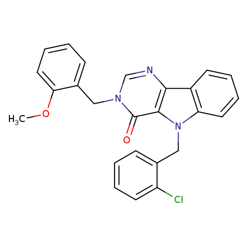 5-[(2-chlorophenyl)methyl]-3-[(2-methoxyphenyl)methyl]-3H,4H,5H-pyrimido[5,4-b]indol-4-one