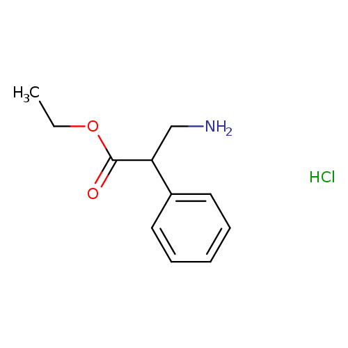 Benzeneacetic acid, α-(aminomethyl)-, ethyl ester, hydrochloride (1:1)