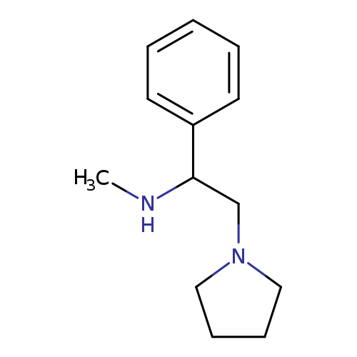 1-Pyrrolidineethanamine, N-methyl-α-phenyl-