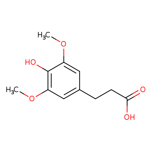 Benzenepropanoic acid, 4-hydroxy-3,5-dimethoxy-