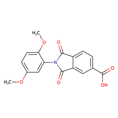 2-(2,5-Dimethoxyphenyl)-1,3-dioxoisoindoline-5-carboxylic acid