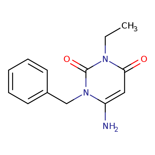 6-amino-1-benzyl-3-ethyl-1,2,3,4-tetrahydropyrimidine-2,4-dione