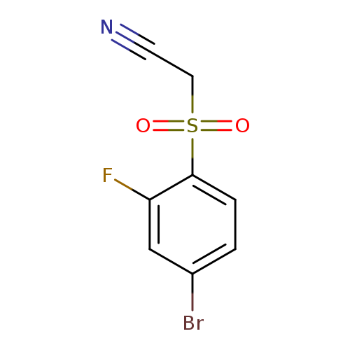 [(4-Bromo-2-fluorophenyl)sulfonyl]acetonitrile