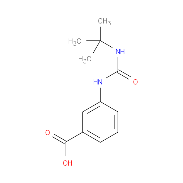 3-[(tert-butylcarbamoyl)amino]benzoic acid