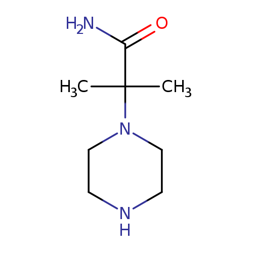 2-Methyl-2-(piperazin-1-yl)propanamide