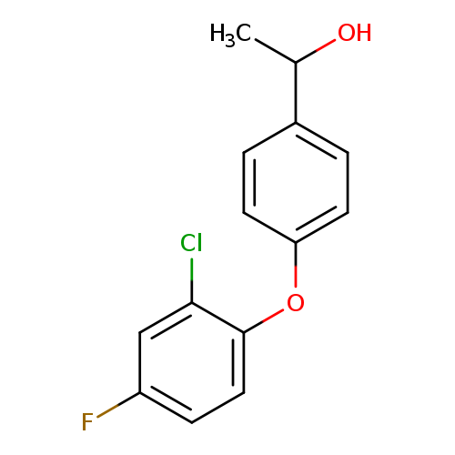 1-[4-(2-Chloro-4-fluorophenoxy)phenyl]ethan-1-ol