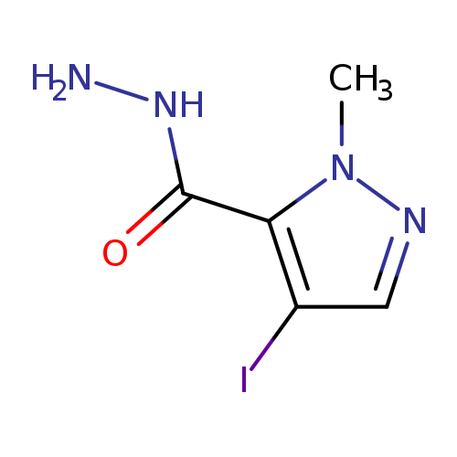 4-Iodo-1-methyl-1H-pyrazole-5-carbohydrazide