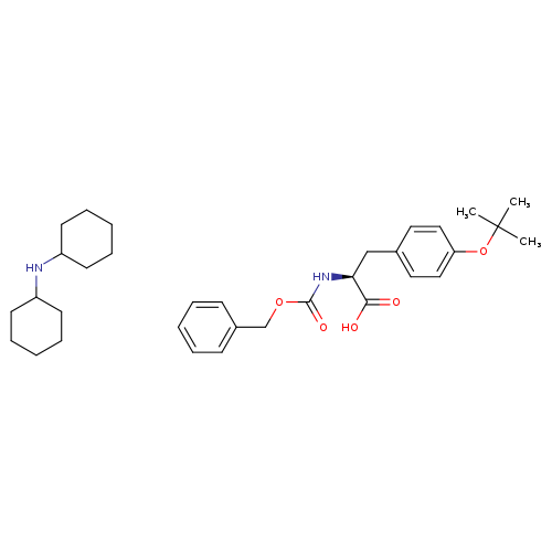 L-Tyrosine, O-(1,1-dimethylethyl)-N-[(phenylmethoxy)carbonyl]-, compd. with N-cyclohexylcyclohexanamine (1:1)