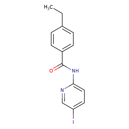 4-ethyl-N-(5-iodo-2-pyridinyl)benzamide