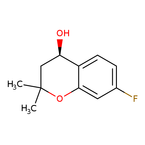 (4R)-7-fluoro-2,2-dimethyl-3,4-dihydro-2H-1-benzopyran-4-ol