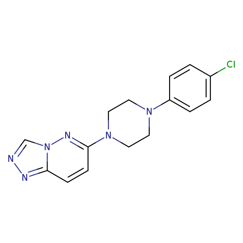 1-(4-chlorophenyl)-4-{[1,2,4]triazolo[4,3-b]pyridazin-6-yl}piperazine