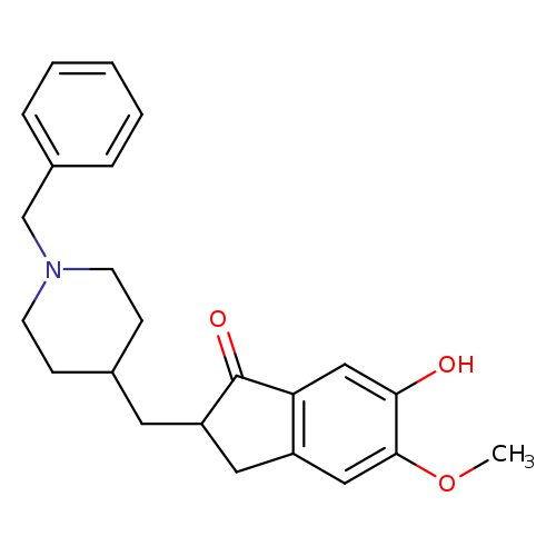 1H-Inden-1-one, 2,3-dihydro-6-hydroxy-5-methoxy-2-[[1-(phenylmethyl)-4-piperidinyl]methyl]-