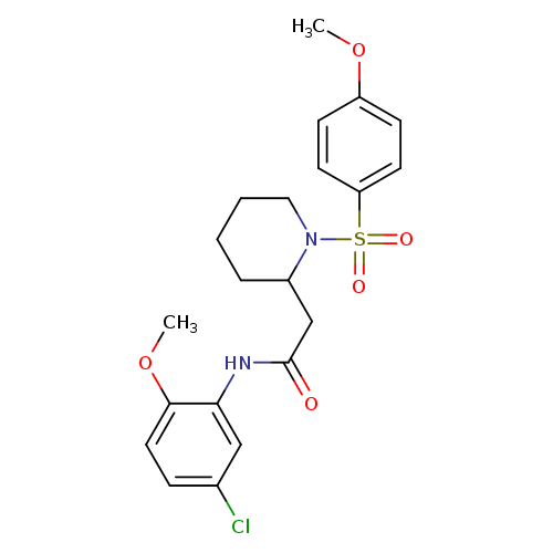 N-(5-chloro-2-methoxyphenyl)-2-[1-(4-methoxybenzenesulfonyl)piperidin-2-yl]acetamide