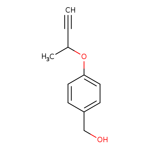 [4-(but-3-yn-2-yloxy)phenyl]methanol