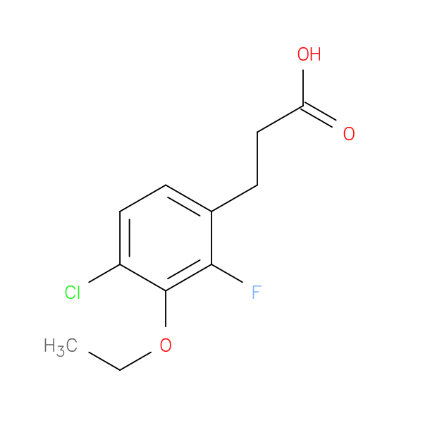 3-(4-Chloro-3-ethoxy-2-fluorophenyl)propanoic acid