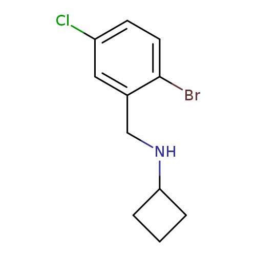 N-[(2-bromo-5-chlorophenyl)methyl]cyclobutanamine