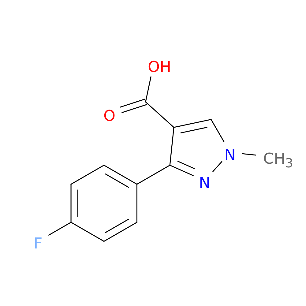 3-(4-fluorophenyl)-1-methyl-1H-pyrazole-4-carboxylic acid