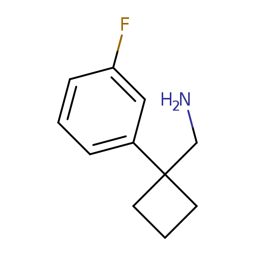 [1-(3-fluorophenyl)cyclobutyl]methanamine