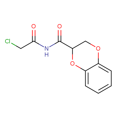 N-(2-chloroacetyl)-2,3-dihydro-1,4-benzodioxine-2-carboxamide