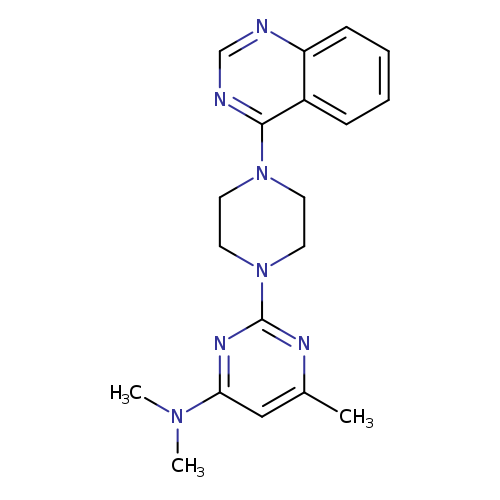 N,N,6-trimethyl-2-[4-(quinazolin-4-yl)piperazin-1-yl]pyrimidin-4-amine