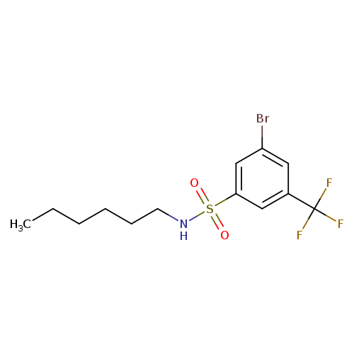N-Hexyl 3-bromo-5-trifluoromethylbenzenesulfonamide