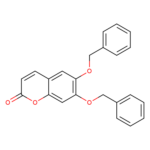 6,7-dibenzyloxycoumarin