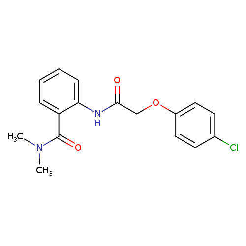 2-{[(4-chlorophenoxy)acetyl]amino}-N,N-dimethylbenzamide