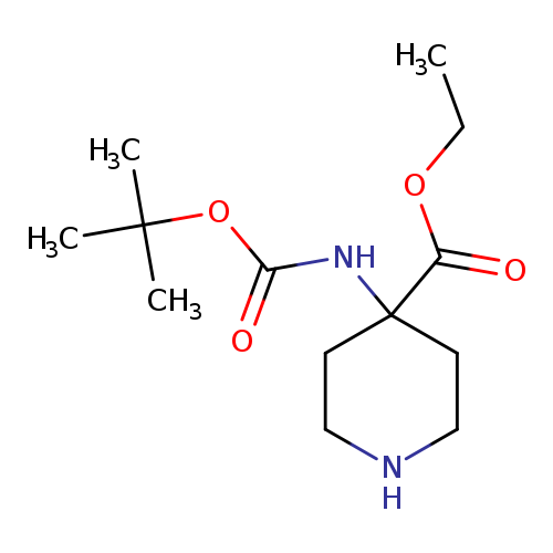 Ethyl 4-((tert-butoxycarbonyl)amino)piperidine-4-carboxylate