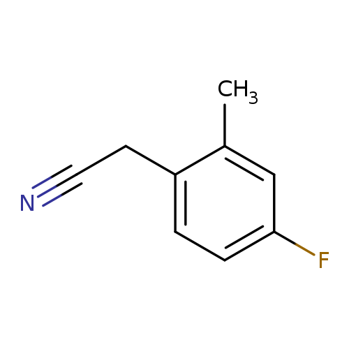 Benzeneacetonitrile, 4-fluoro-2-methyl- (9CI)