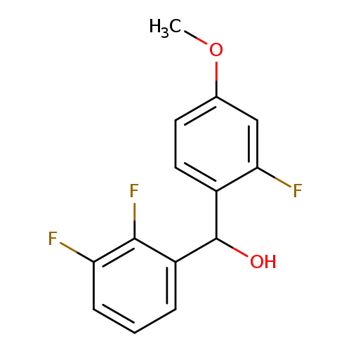 (2,3-difluorophenyl)(2-fluoro-4-methoxyphenyl)methanol