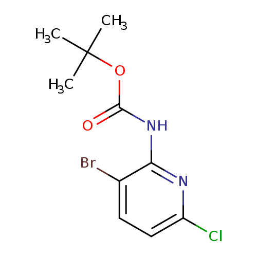 Carbamic acid, N-(3-bromo-6-chloro-2-pyridinyl)-, 1,1-dimethylethyl ester