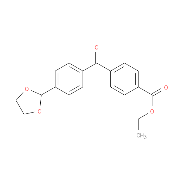 4-Carboethoxy-4'-(1,3-dioxolan-2-yl)benzophenone