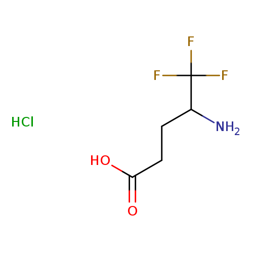 4-amino-5,5,5-trifluoropentanoic acid hydrochloride
