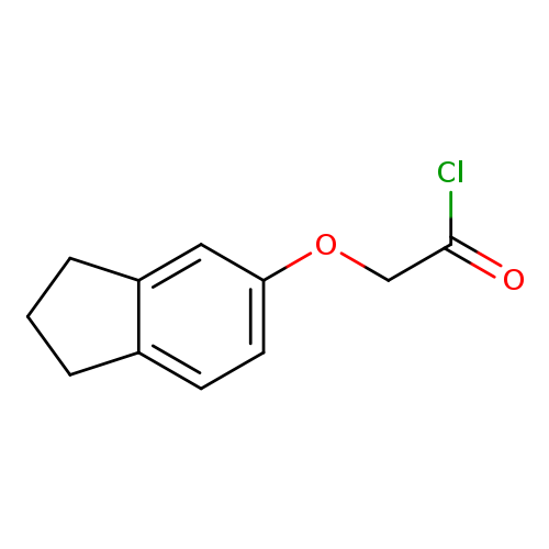 (2,3-Dihydro-1h-inden-5-yloxy)acetyl chloride