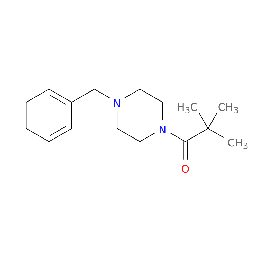 1-(4-benzylpiperazin-1-yl)-2,2-dimethylpropan-1-one
