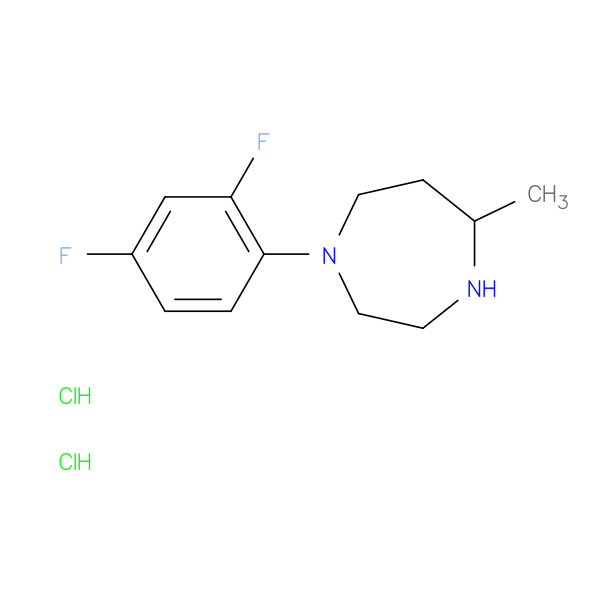1-(2,4-difluorophenyl)-5-methyl-1,4-diazepane dihydrochloride
