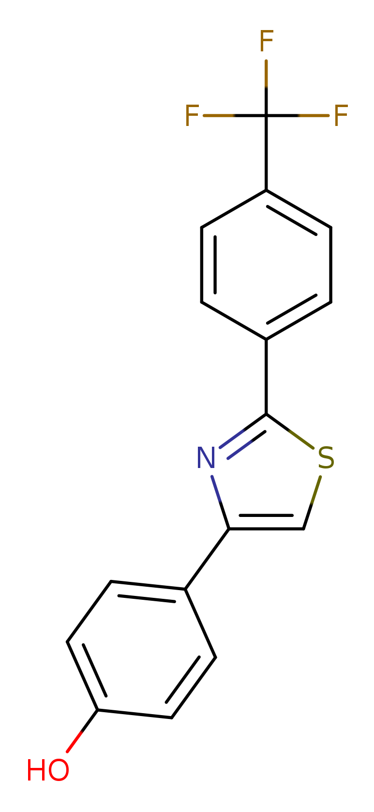 4-(2-(4-(Trifluoromethyl)phenyl)thiazol-4-yl)phenol