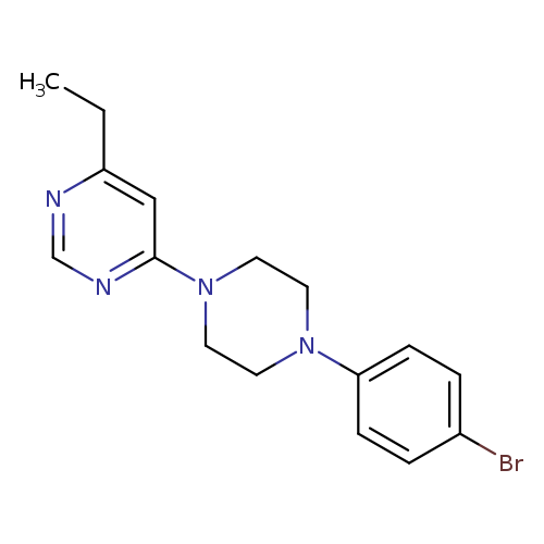4-[4-(4-bromophenyl)piperazin-1-yl]-6-ethylpyrimidine