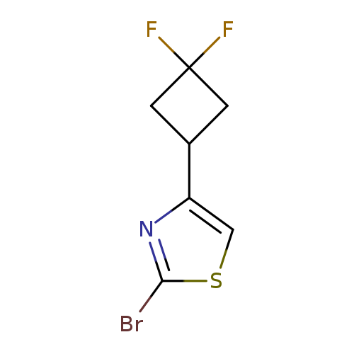 2-bromo-4-(3,3-difluorocyclobutyl)-1,3-thiazole