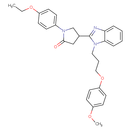 1-(4-ethoxyphenyl)-4-{1-[3-(4-methoxyphenoxy)propyl]-1H-1,3-benzodiazol-2-yl}pyrrolidin-2-one