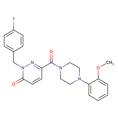 2-[(4-fluorophenyl)methyl]-6-[4-(2-methoxyphenyl)piperazine-1-carbonyl]-2,3-dihydropyridazin-3-one