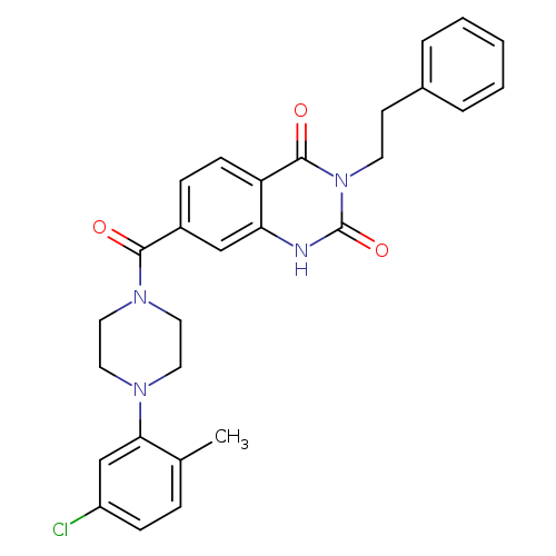 7-[4-(5-chloro-2-methylphenyl)piperazine-1-carbonyl]-3-(2-phenylethyl)-1,2,3,4-tetrahydroquinazoline-2,4-dione
