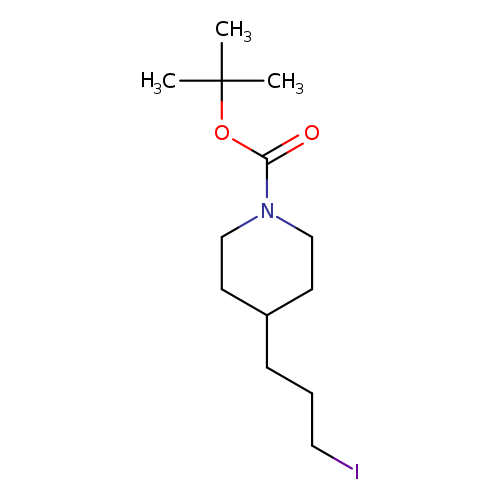 1-Piperidinecarboxylic acid, 4-(3-iodopropyl)-, 1,1-dimethylethyl ester