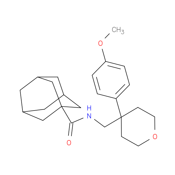 N-{[4-(4-methoxyphenyl)oxan-4-yl]methyl}adamantane-1-carboxamide
