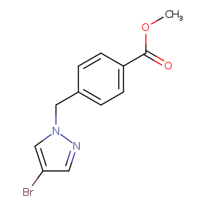 Methyl 4-((4-bromo-1H-pyrazol-1-yl)methyl)benzoate
