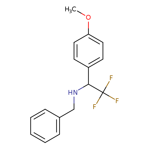 benzyl[2,2,2-trifluoro-1-(4-methoxyphenyl)ethyl]amine