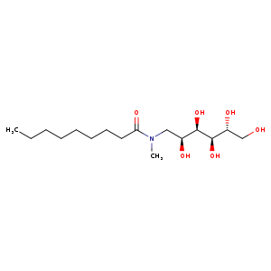 N-Methyl-N-((2S,3R,4R,5R)-2,3,4,5,6-pentahydroxyhexyl)nonanamide