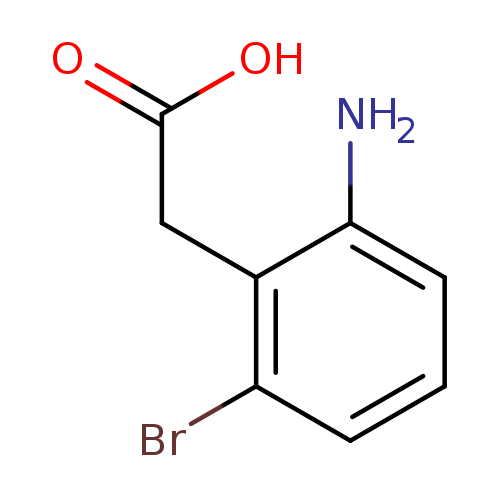 Benzeneacetic acid, 2-amino-6-bromo-