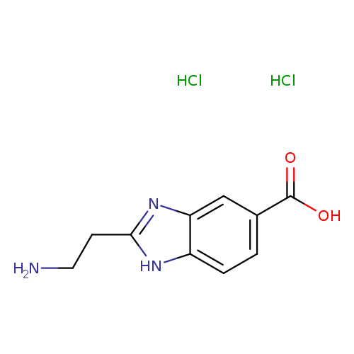 2-(2-aminoethyl)-1H-1,3-benzodiazole-5-carboxylic acid dihydrochloride
