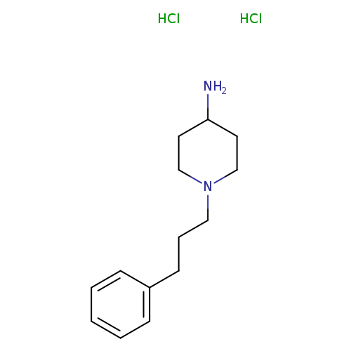 4-Piperidinamine, 1-(3-phenylpropyl)-, hydrochloride (1:2)